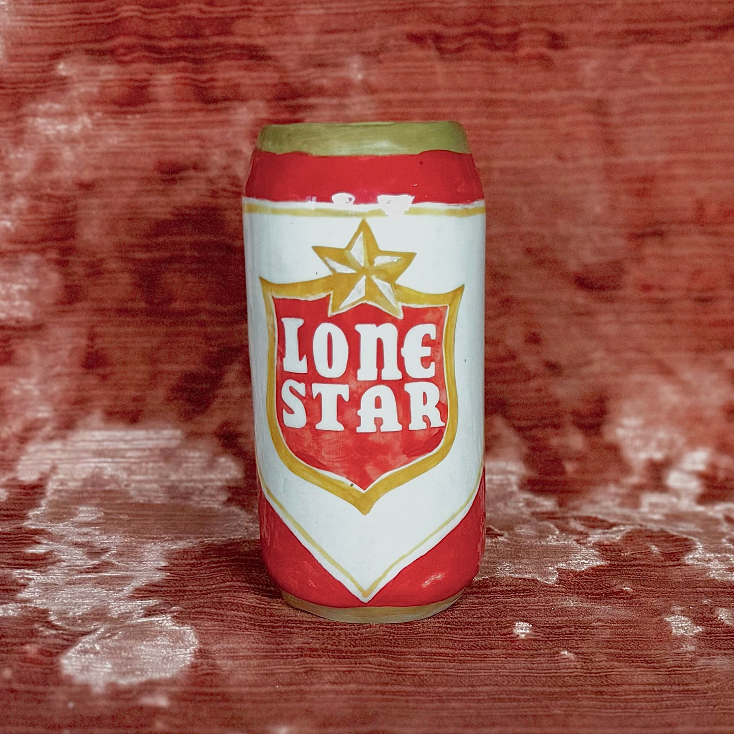 Ceramic Lone Star Can