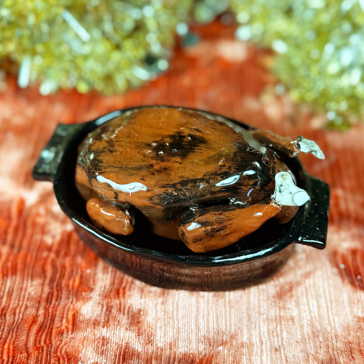 Burnt Turkey Incense Holder