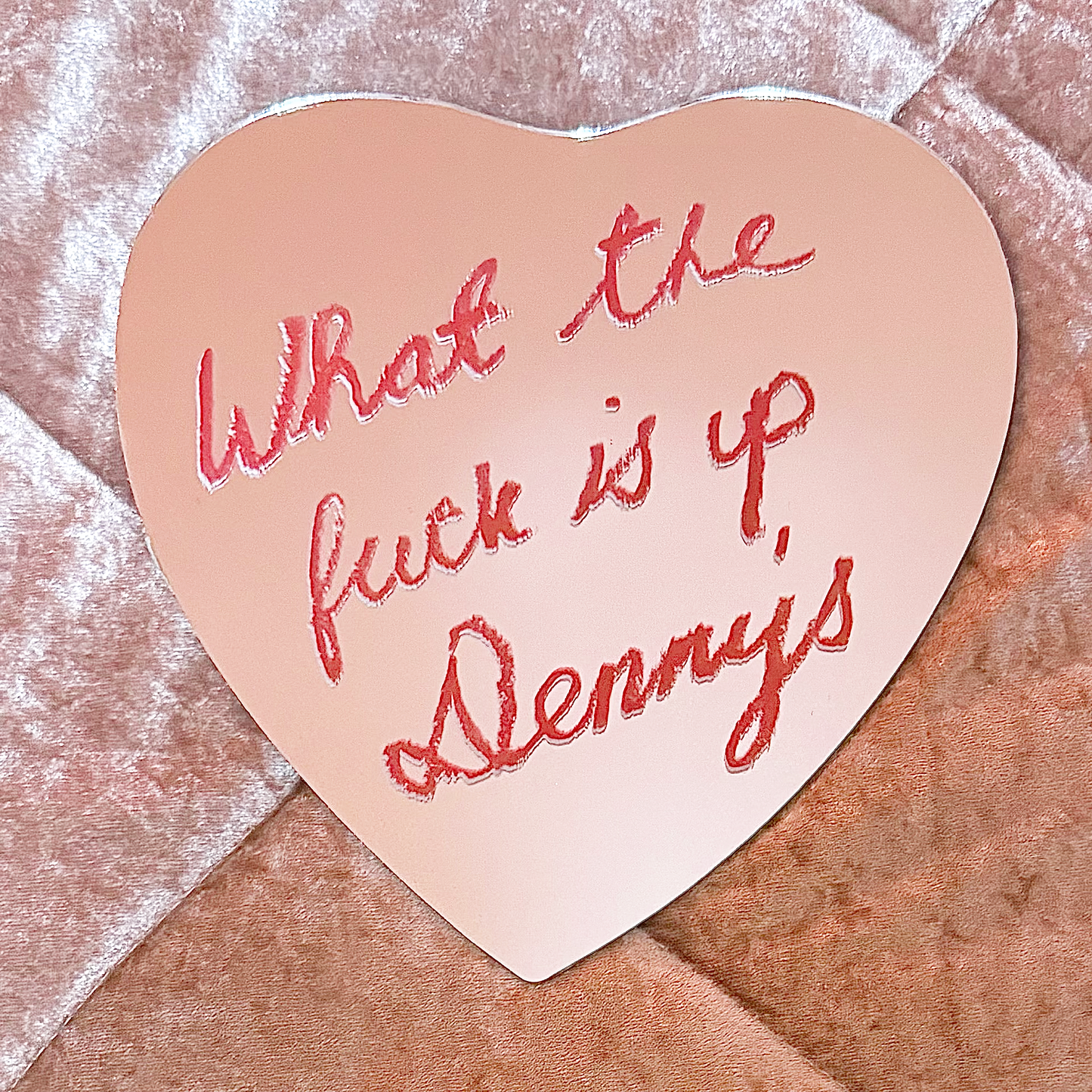 Denny's Heart Shaped Mirror