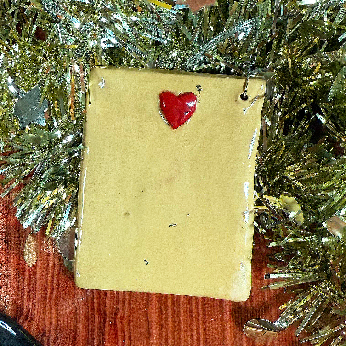 Ceramic Divorce Papers Ornament