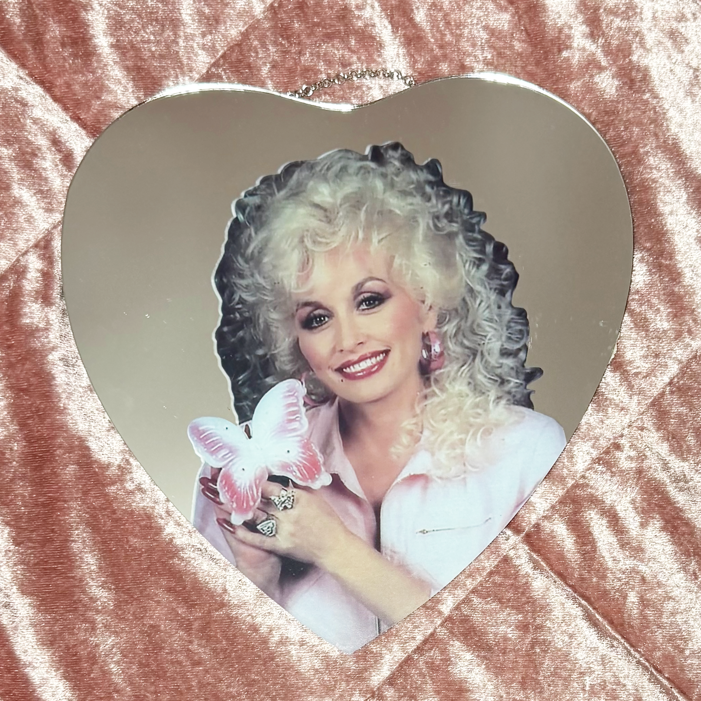 Dolly Heart Shaped Mirror