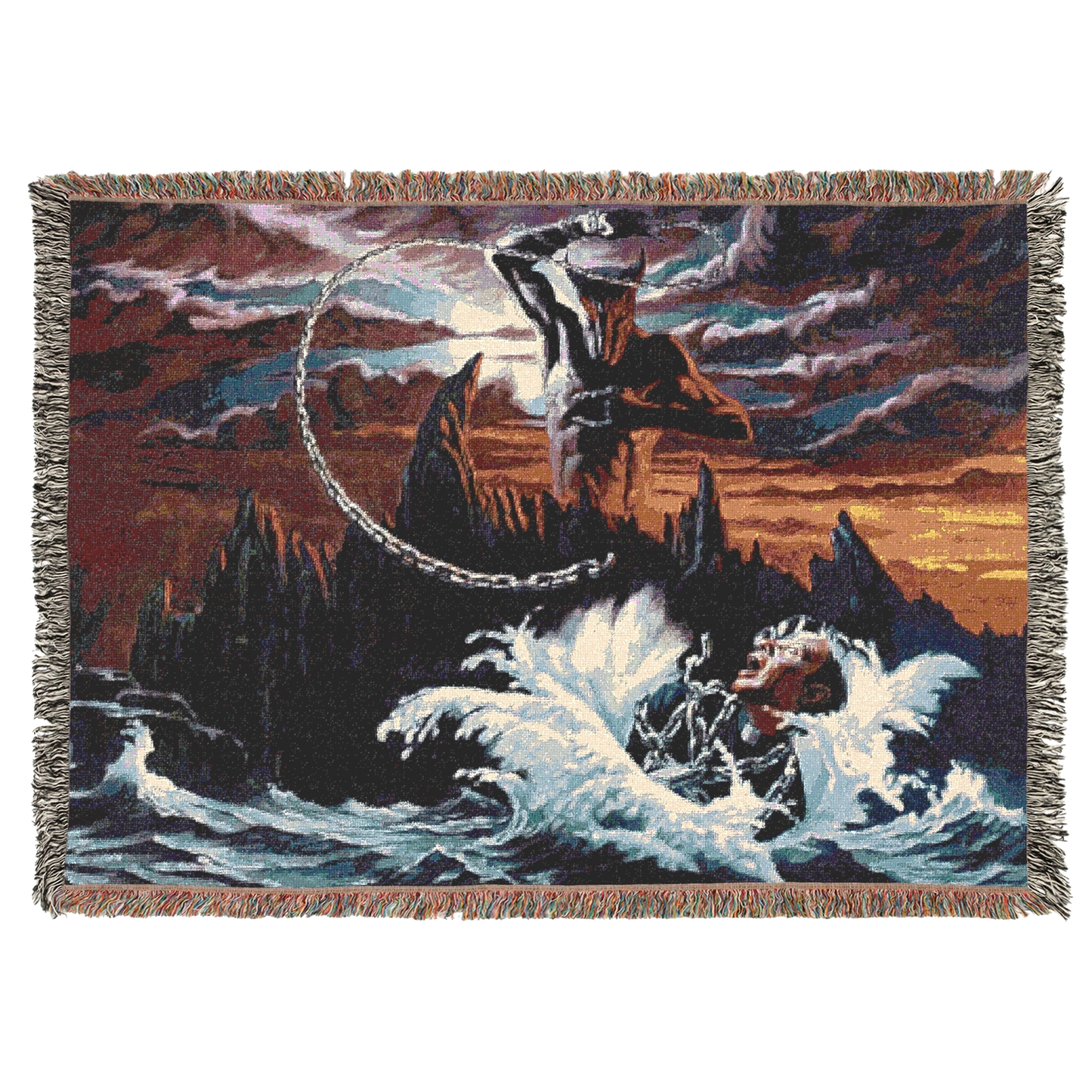 Holy Diver Woven Blanket