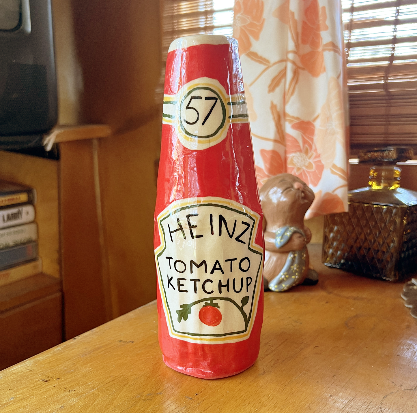 Ceramic Ketchup Bottle Vase