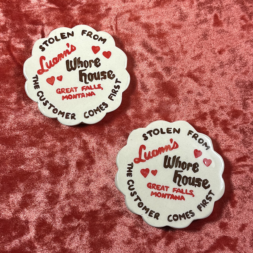 Luann's Roadhouse Coaster Set