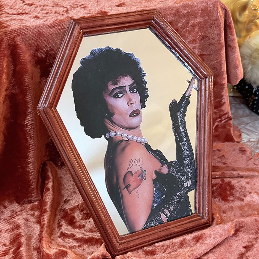 Rocky Horror Coffin Shaped Mirror