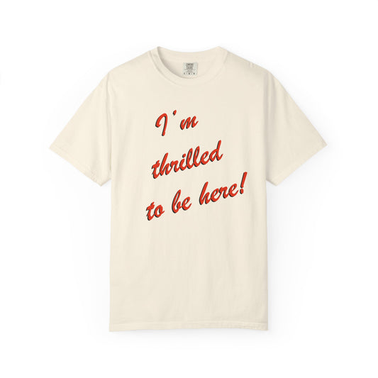 I'm Thrilled T-shirt - Cream