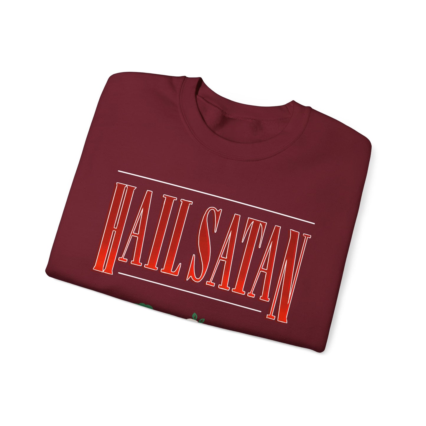 Hail Satan Sweatshirt - Garnet