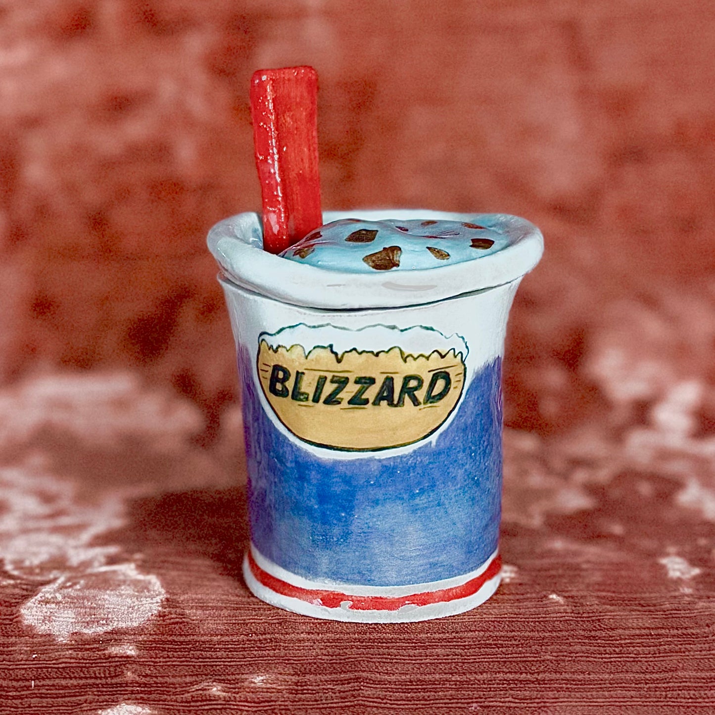 Ceramic DQ Blizzard Vase