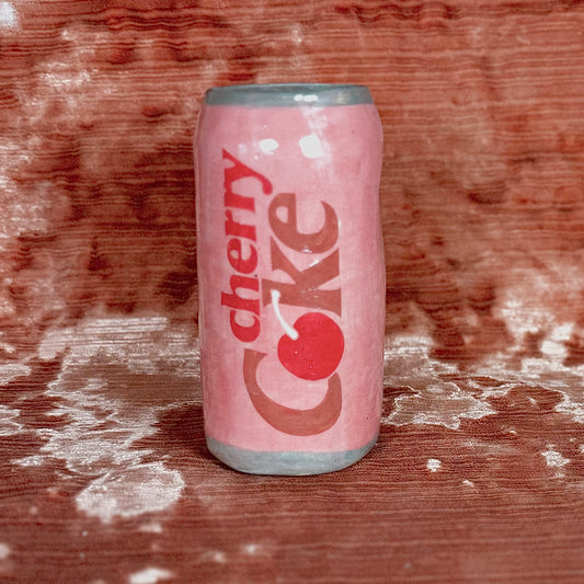 Ceramic Cherry Coke Can