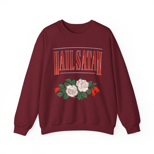 Hail Satan Sweatshirt - Garnet