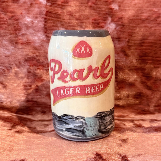 Ceramic Pearl Beer Can