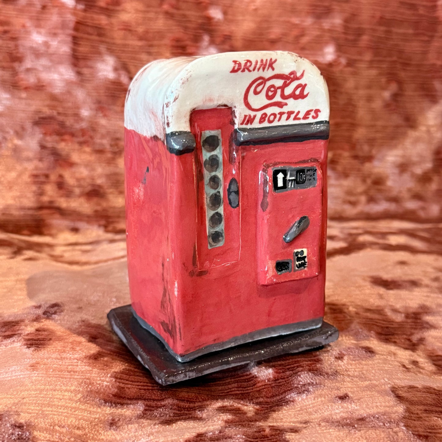 Antique Cola Machine Incense Holder