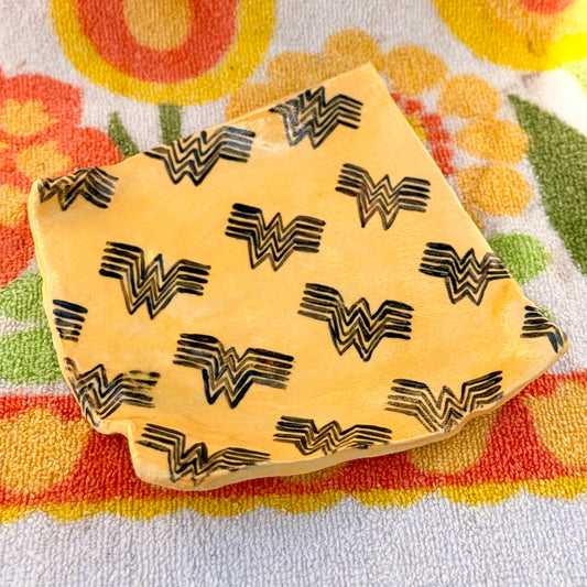 Ceramic Whataburger Wrapper Coaster