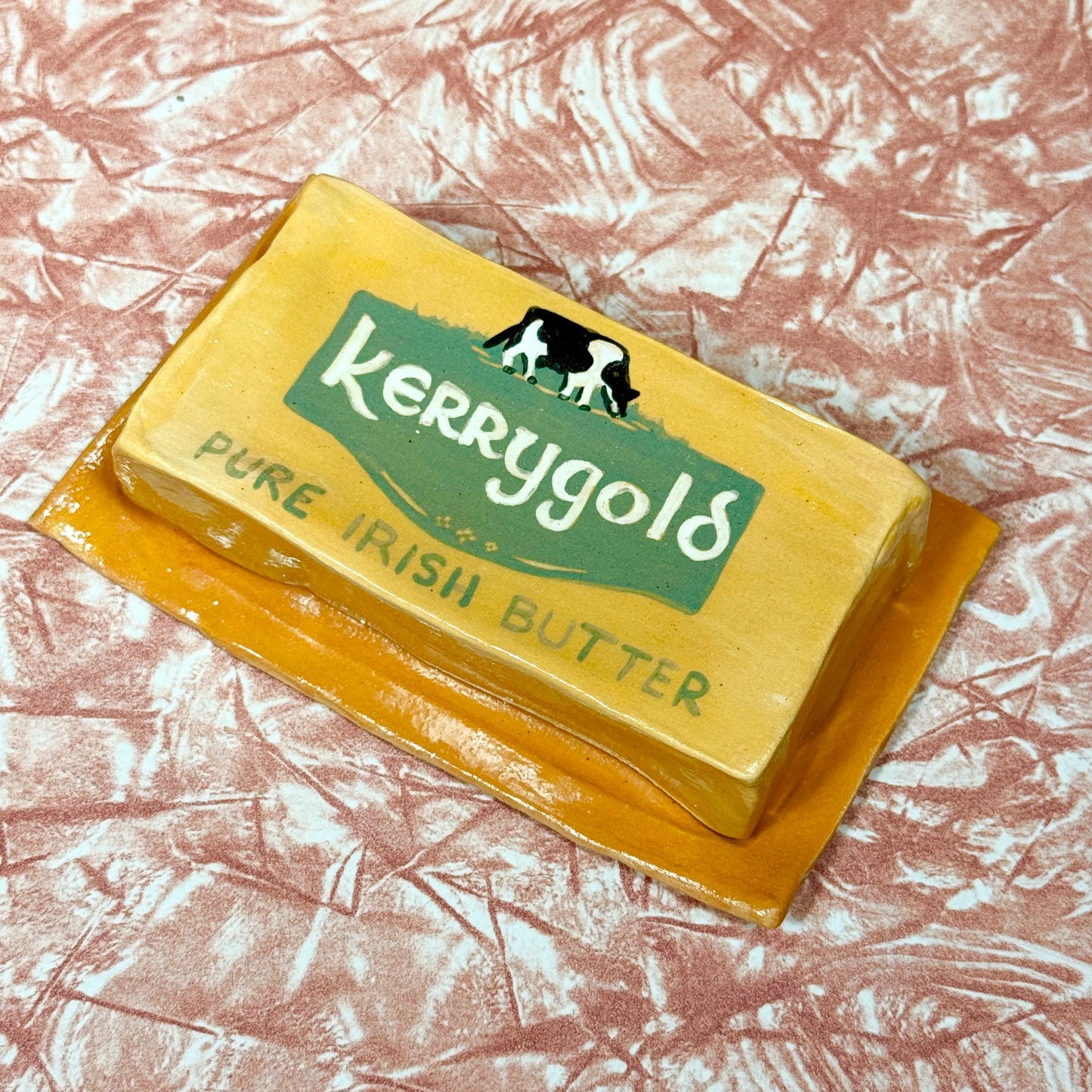 Ceramic Kerry Gold Butter Dish