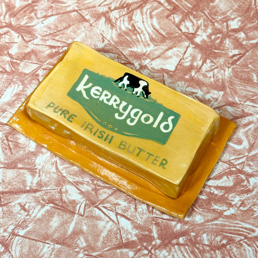 Ceramic Kerry Gold Butter Dish