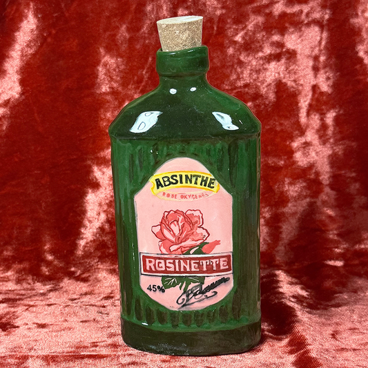 Ceramic Absinthe Bottle