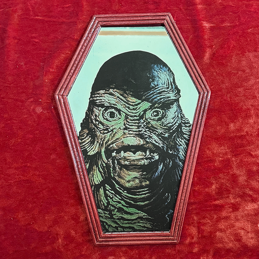 Creature from the Black Lagoon Coffin Shaped Mirror