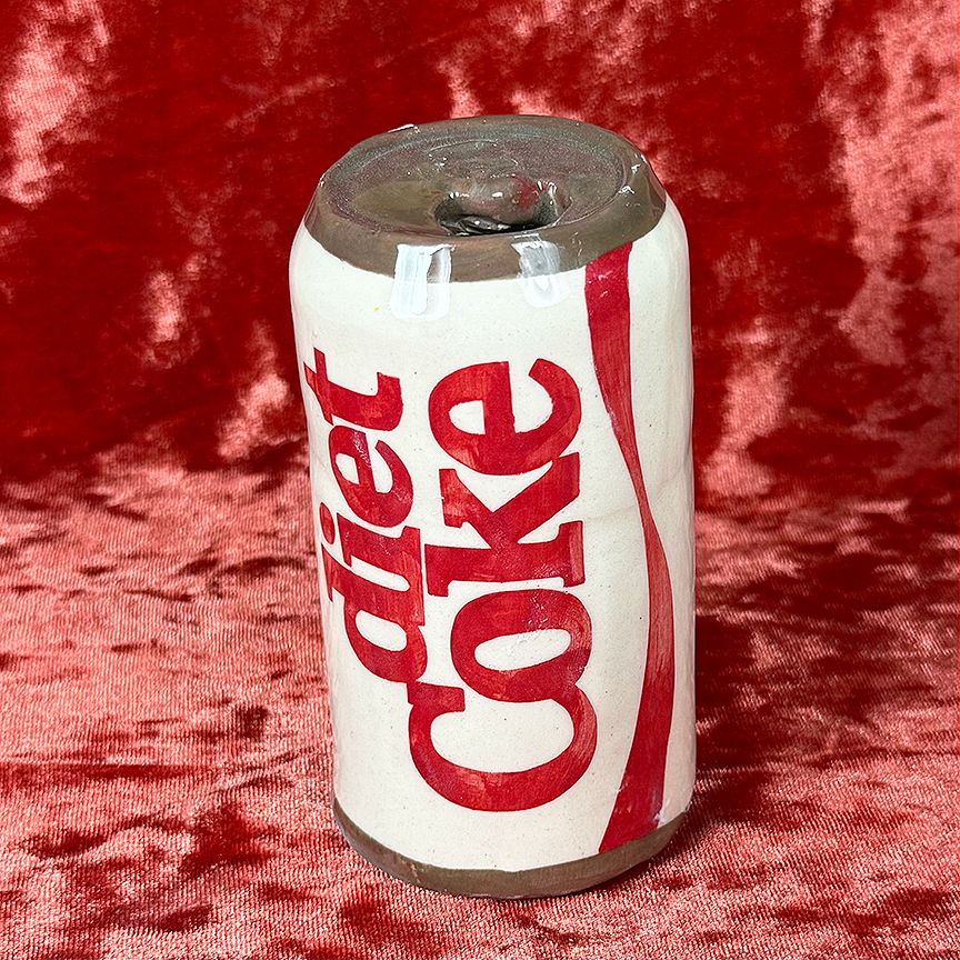 Ceramic Diet Coke Can