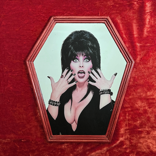 Elvira Coffin Shaped Mirror