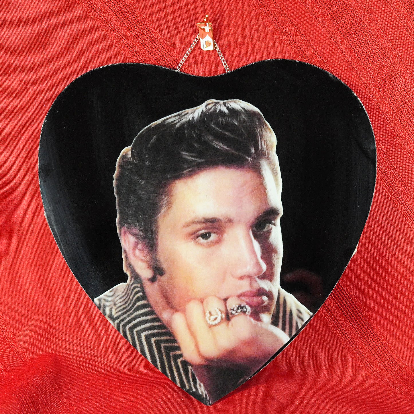 Elvis Heart Shaped Mirror