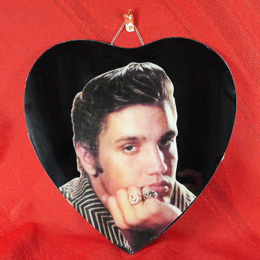 Elvis Heart Shaped Mirror