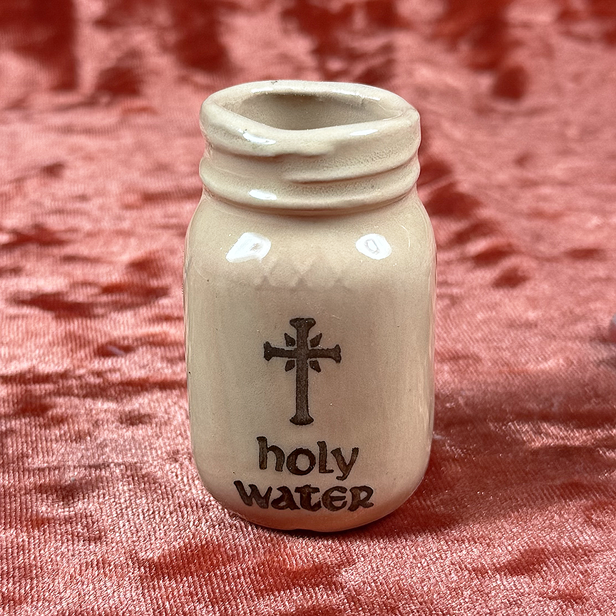 Ceramic Holy Water Jar
