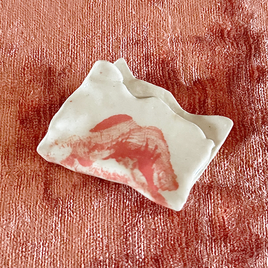 Ceramic Lipstick Blot Paper Ornament