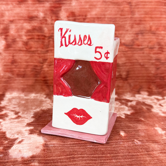 Ceramic Kissing Booth Incense Holder