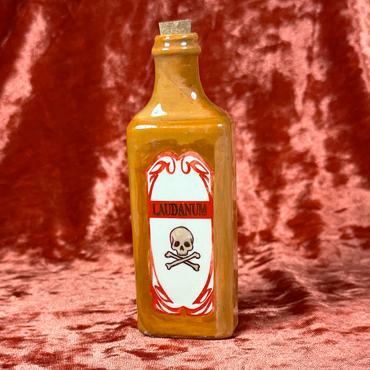 Ceramic Laudanum Bottle