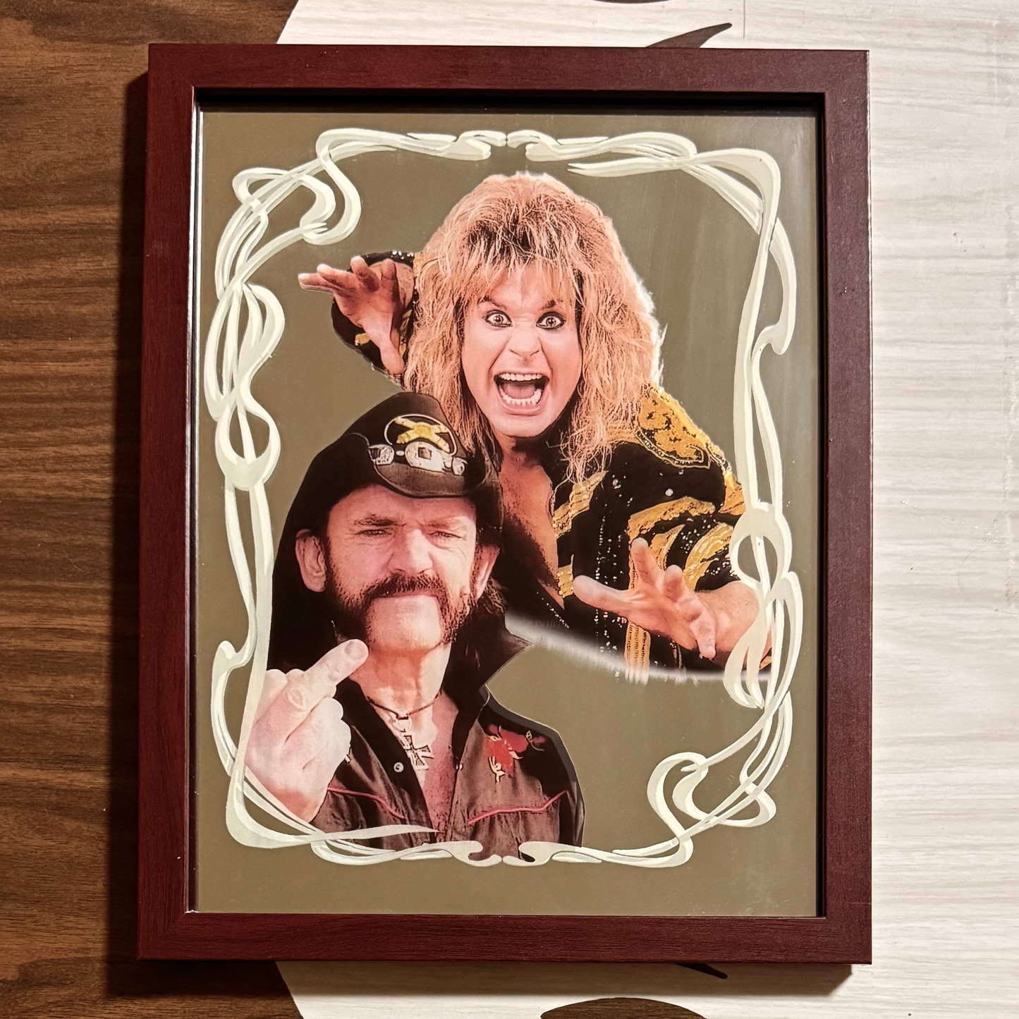 Hellraiser Mirror - Wood Frame