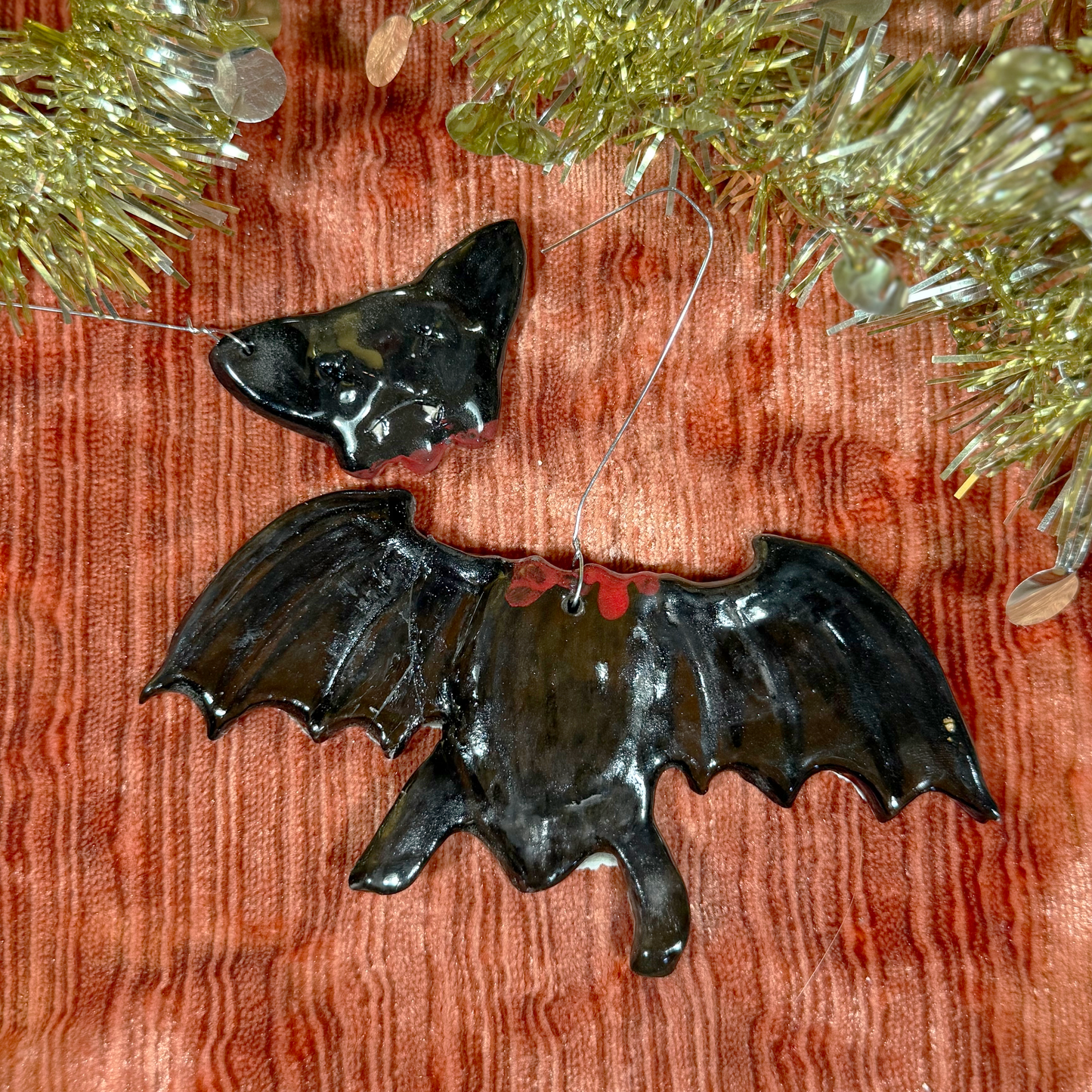 Ozzy Osbourne Bat Ornament