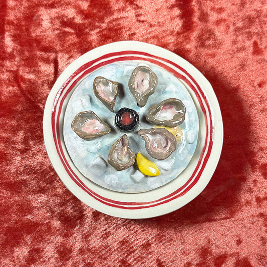 Ceramic Happy Hour Oyster Ashtray