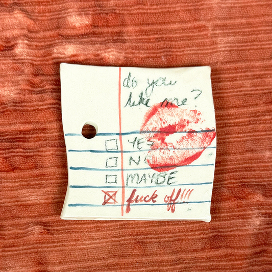 Ceramic Love Note Magnet