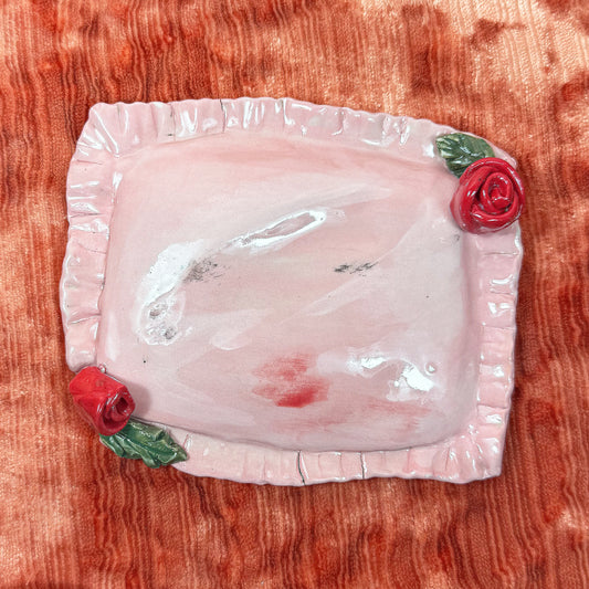 Ceramic Tear Stained Pillow