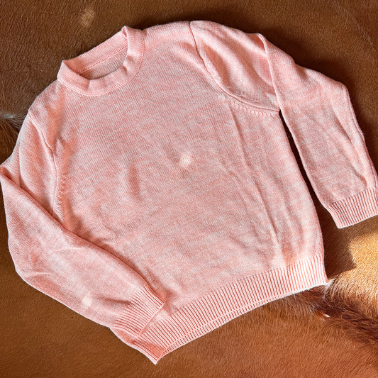 Pink knit sweater - s, m