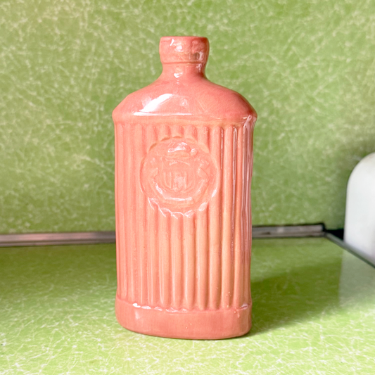 Ceramic Slipcast Moonshine Bottle - Pink