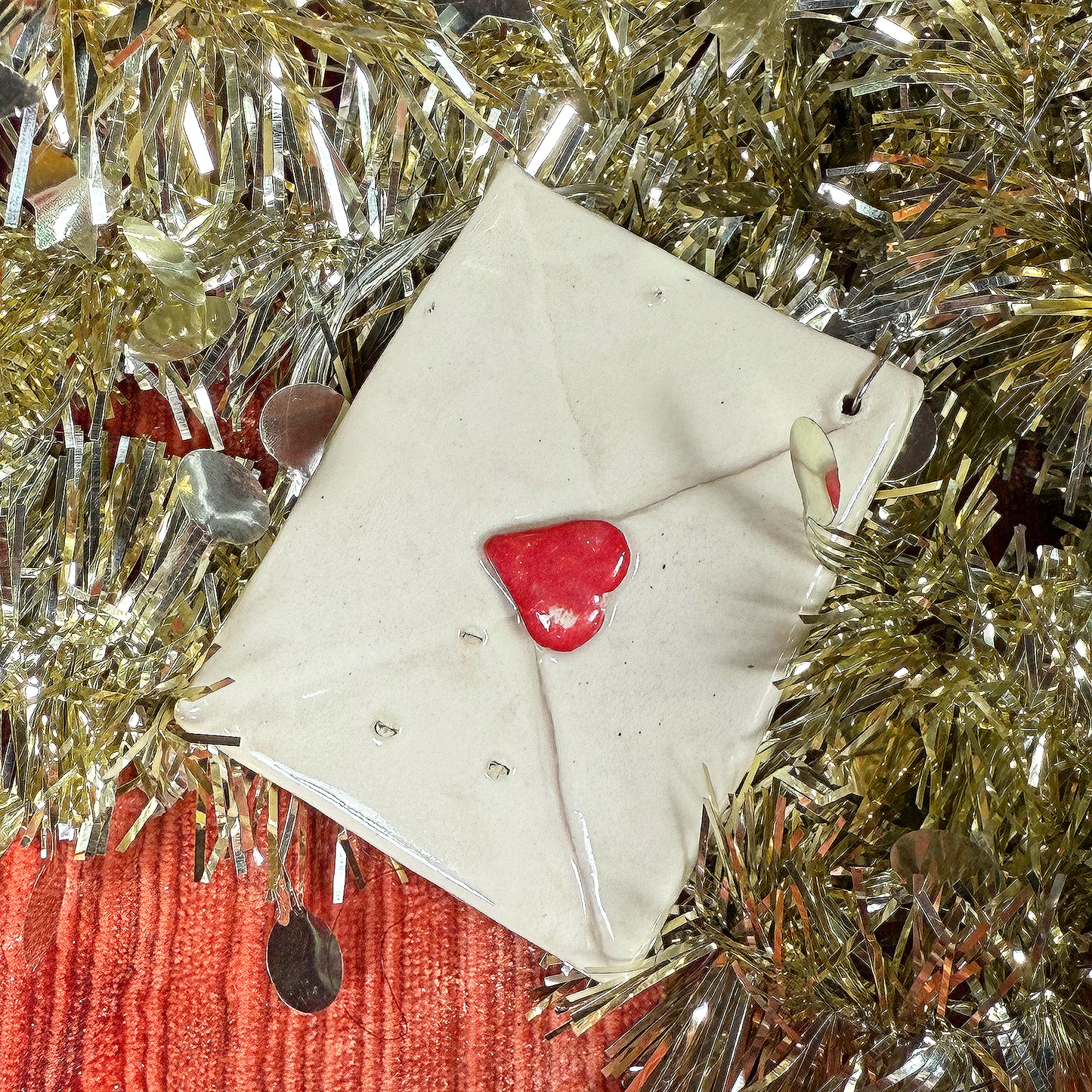 Ceramic Platinum Mine Ornament