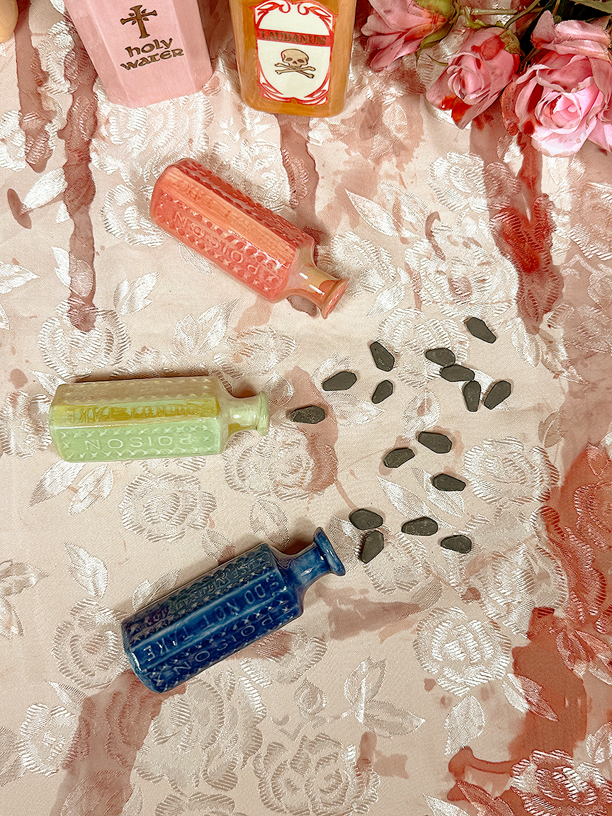Ceramic Arsenic Bottle - Pink