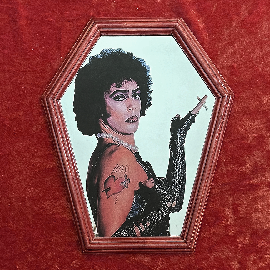 Rocky Horror Coffin Shaped Mirror