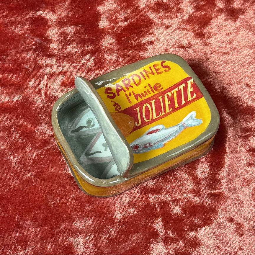Ceramic Sardine Tin