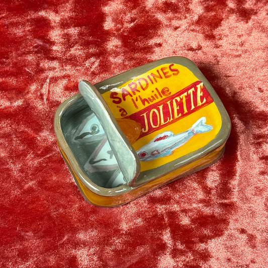Ceramic Sardine Tin