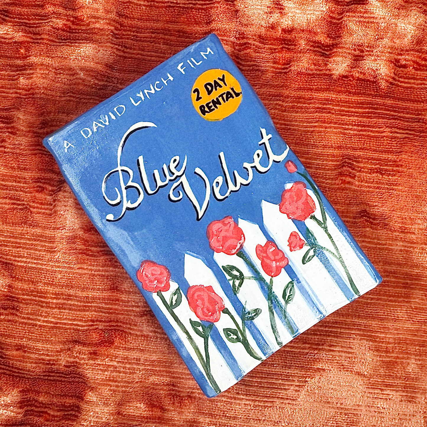 Ceramic Blue Velvet VHS Tape