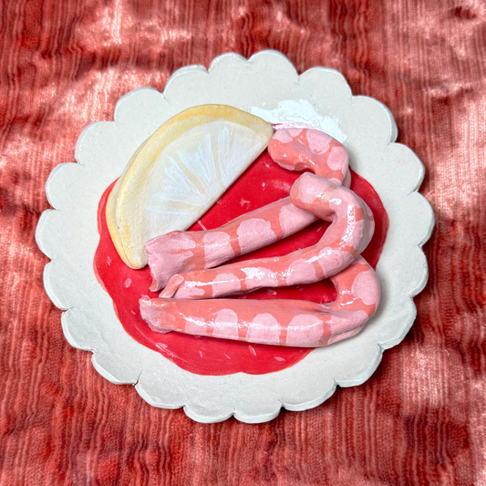 Ceramic Shrimp Cocktail Set