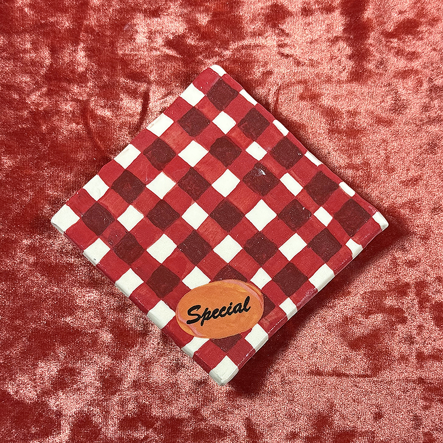 Ceramic Sandwich Napkin Coaster