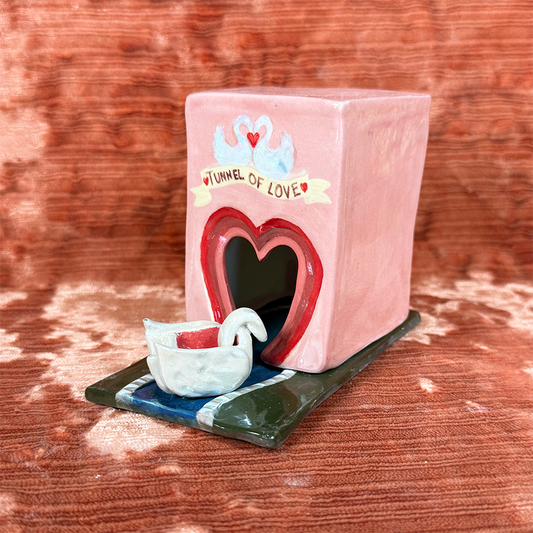 Ceramic Tunnel of Love Incense Holder