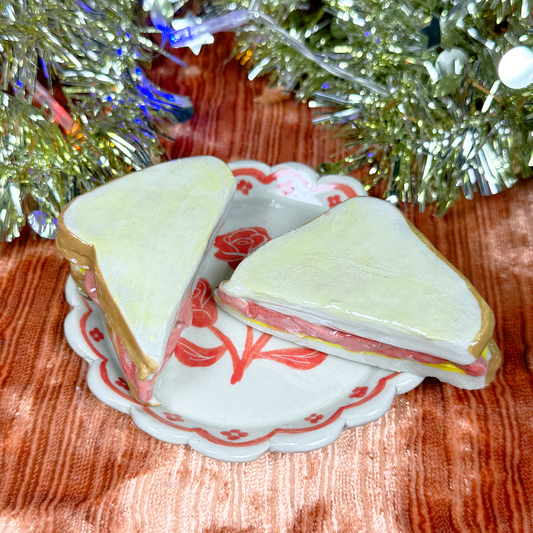 Ceramic Turkey Sandwich